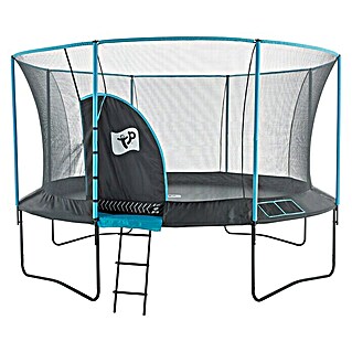 TP Toys Trampolin Genius 14 (Durchmesser: 427 cm, Schwarz/Blau)