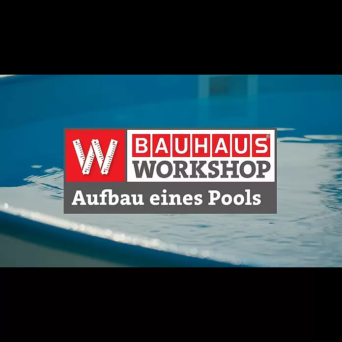 myPool Premium Stahlwand-Pool - Ø x H: 500 x 120 cm, Weiß/Sand, 22.000 l - Aufbau eines Pools [Anleitung] | BAUHAUS Workshop