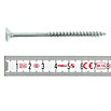 Profi Depot Tornillo tirafondo VZ (Ø x L: 6 x 80 mm, 100 uds., Galvanizado)