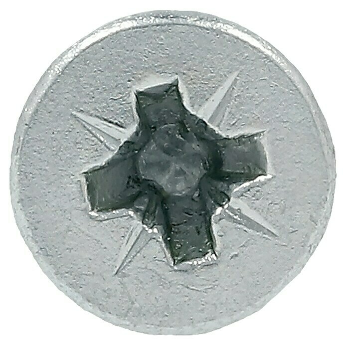 Profi Depot Tornillo tirafondo VZ (Ø x L: 3 x 30 mm, 200 uds., Galvanizado, Ranura en forma de cruz Pozidriv)