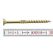 Profi Depot Tornillo para madera TX (Diámetro: 8 mm, Largo: 100 mm, Cabezal avellanado, TX para accionamientos TORX, 50 uds.)