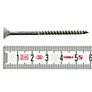 Profi Depot Tornillo tirafondo A2 (Diámetro: 4,5 mm, Largo: 60 mm, Acero inoxidable, TX para accionamientos TORX, Rosca parcial, 100 uds.)