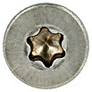 Profi Depot Tornillo tirafondo A2 (Diámetro: 4,5 mm, Largo: 60 mm, Acero inoxidable, TX para accionamientos TORX, Rosca parcial, 100 uds.)