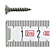Profi Depot Tornillo tirafondo A2 (Diámetro: 3 mm, Largo: 16 mm, Acero inoxidable, TX para accionamientos TORX, Rosca completa, 200 uds.)