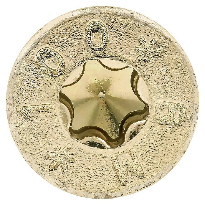 Profi Depot Tornillo para madera TX (Diámetro: 8 mm, Largo: 100 mm, Cabezal avellanado, TX para accionamientos TORX, 50 uds.)