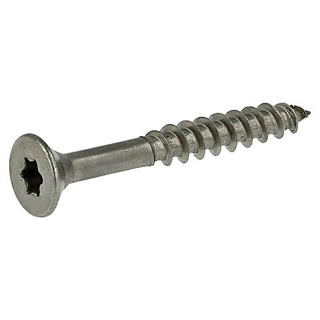 Profi Depot Spanplattenschraube A2 (Durchmesser: 5 mm, Länge: 40 mm, Edelstahl, TX für TORX-Antriebe, Teilgewinde, 200 Stk.)