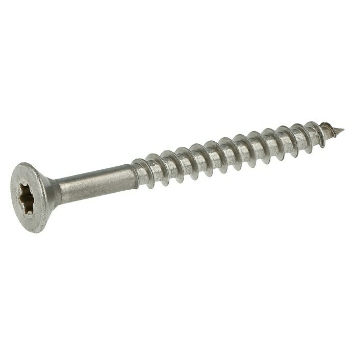 Profi Depot Spanplattenschraube A2 (Durchmesser: 4,5 mm, Länge: 45 mm, Edelstahl, TX für TORX-Antriebe, Teilgewinde, 200 Stk.)