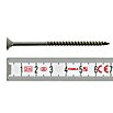 Profi Depot Tornillo tirafondo A2 (Diámetro: 4,5 mm, Largo: 70 mm, Acero inoxidable, TX para accionamientos TORX, Rosca parcial, 100 uds.)