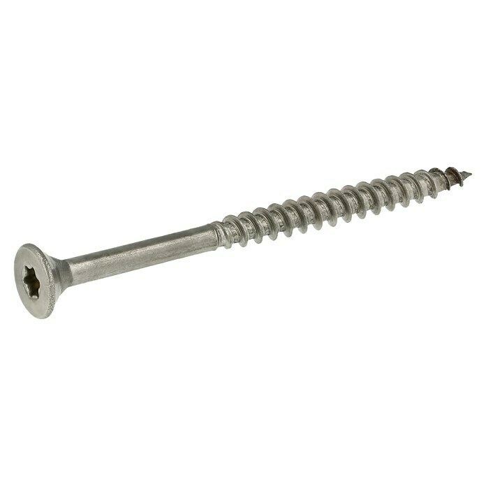 Profi Depot Spanplattenschraube A2 (Durchmesser: 4,5 mm, Länge: 60 mm, Edelstahl, TX für TORX-Antriebe, Teilgewinde, 100 Stk.)