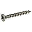 Profi Depot Tornillo tirafondo A2 (Diámetro: 3 mm, Largo: 25 mm, Acero inoxidable, TX para accionamientos TORX, Rosca completa, 200 uds.)
