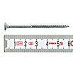 Profi Depot Tornillo tirafondo VZ (Ø x L: 4 x 60 mm, 200 uds., Galvanizado)