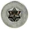 Profi Depot Tornillo tirafondo A2 (Diámetro: 4,5 mm, Largo: 70 mm, Acero inoxidable, TX para accionamientos TORX, Rosca parcial, 100 uds.)