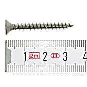 Profi Depot Spanplattenschraube A2 (Durchmesser: 4 mm, Länge: 35 mm, Edelstahl, TX für TORX-Antriebe, Teilgewinde, 200 Stk.)