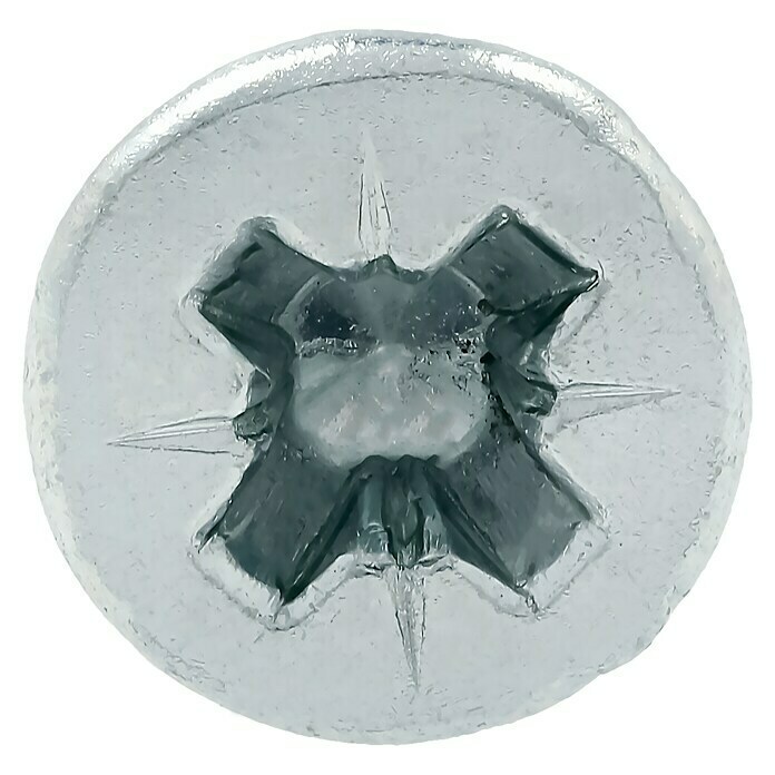 Profi Depot Tornillo tirafondo VZ (Ø x L: 3,5 x 40 mm, 200 uds., Galvanizado, Ranura en forma de cruz Pozidriv)