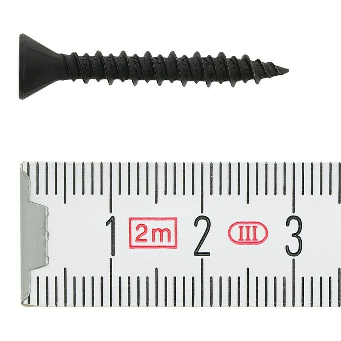 Profi Depot Schraube für Faserzementplatte (Durchmesser: 3,9 mm, Länge: 30 mm, Senkkopf, Feingewinde, 1.000 Stk.)