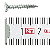 Profi Depot Tornillo tirafondo VZ (Ø x L: 3 x 20 mm, 1.000 uds., Galvanizado, Ranura en forma de cruz Pozidriv)