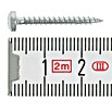 Profi Depot Spanplattenschraube VZ (3 x 25 mm, 200 Stk., Verzinkt, TX für TORX-Antriebe)