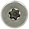 Profi Depot Tornillo tirafondo A2 (Diámetro: 3,5 mm, Largo: 30 mm, Acero inoxidable, TX para accionamientos TORX, Rosca completa, 200 uds.)