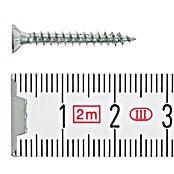 Profi Depot Tornillo tirafondo VZ (Ø x L: 3 x 25 mm, 1.000 uds., Galvanizado, Ranura en forma de cruz Pozidriv)