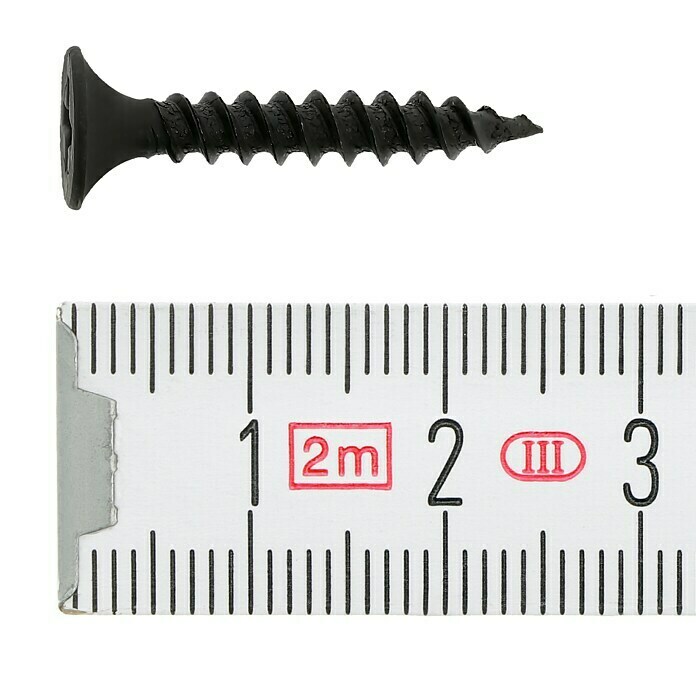 Profi Depot Schnellbauschraube (Durchmesser: 3,9 mm, Länge: 25 mm, Senkkopf, Feingewinde, 1.000 Stk.)