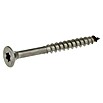Profi Depot Spanplattenschraube A2 (Durchmesser: 5 mm, Länge: 50 mm, Edelstahl, TX für TORX-Antriebe, Teilgewinde, 100 Stk.)