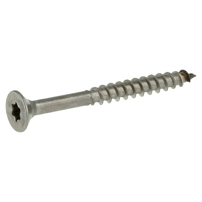 Profi Depot Spanplattenschraube A2 (Durchmesser: 5 mm, Länge: 50 mm, Edelstahl, TX für TORX-Antriebe, Teilgewinde, 100 Stk.)