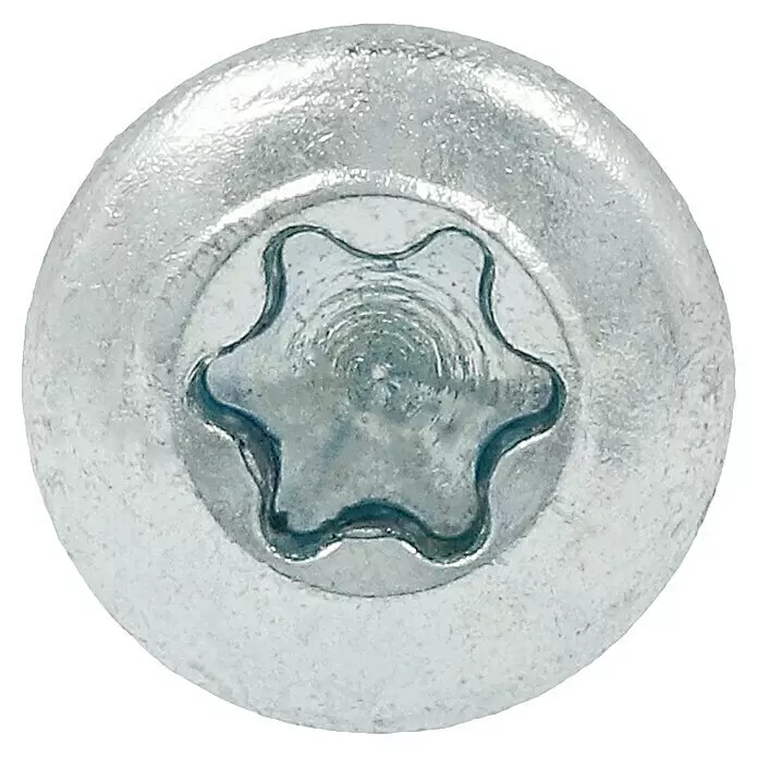 Profi Depot Spanplattenschraube VZ - 3,5 x 20 mm, 200 Stk., Verzinkt, TX für TORX-Antriebe - Detailaufnahme