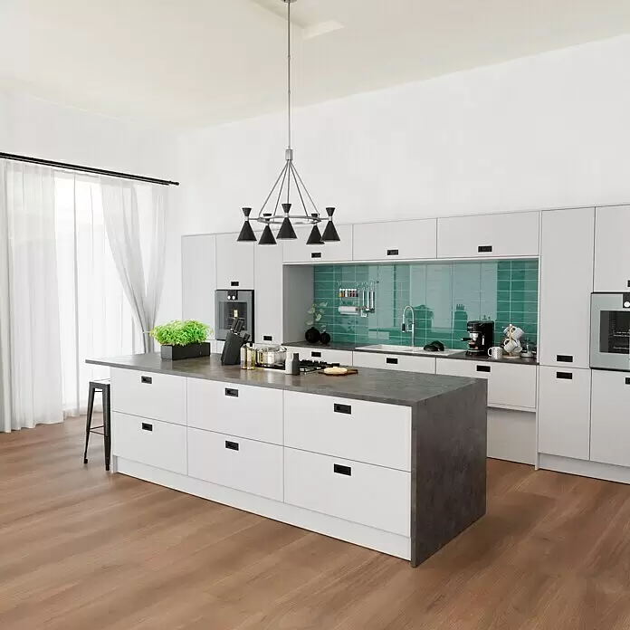 Modern Style Wandfliese Emotion Verde 800 - 9,8 x 29,8 cm, Grün, Glänzend - Stimmungsaufnahme