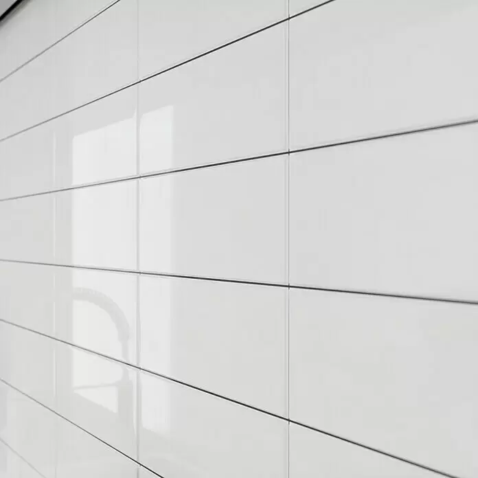 Modern Style Wandfliese Emotion Branco 500 - 9,8 x 29,8 cm, Weiß, Glänzend - Stimmungsaufnahme