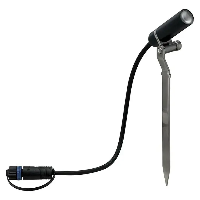 Paulmann Plug & Shine Basis-Set LED-Gartenstrahler Plantini - 2 W, Erdspieß, IP65, 3 Stk. - Erdspießstrahler mit schwarzem Kabel und Stecker. Ideal für die Gartenbeleuchtung und einfache Installation im Außenbereich.