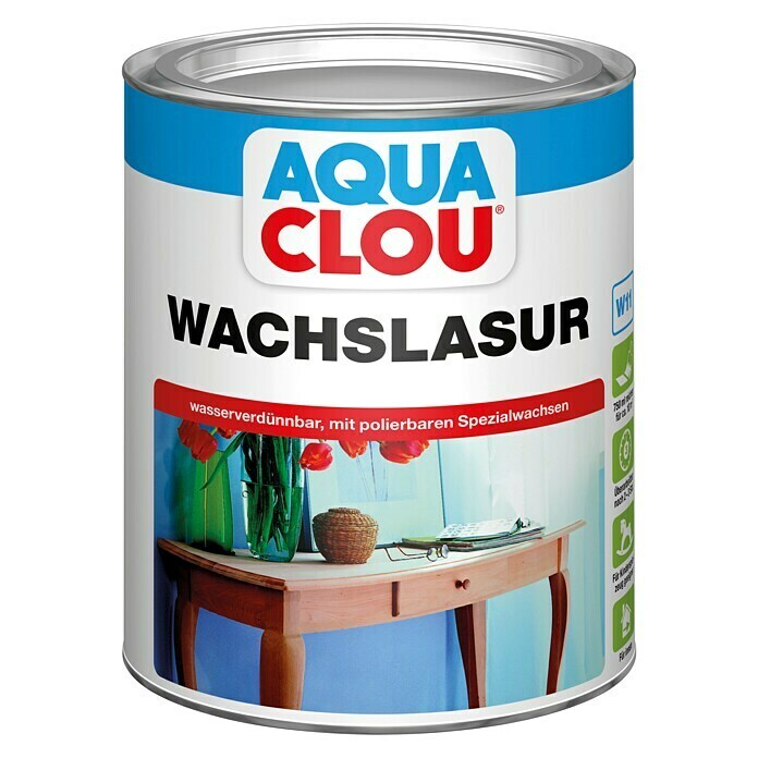 Clou Aqua Wachslasur W11 (Farblos, 750 ml)