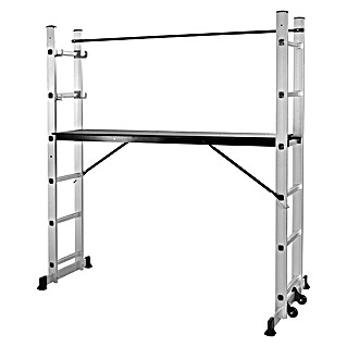 Montagegerüst 3 in 1 (Höhe: 276 cm, Belastbarkeit Bühne: 150 kg)