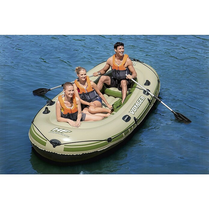Bestway Hydro Force Napihljiv čoln Voyager 500  (Do x Š x V: 348 x 141 x 48 cm, Primerno za: 3 osebe, Nosilnost: 260 kg) | 1412 - Schlauchboote | ABIM - Boote | ABI - Nautic | AB - Nautic | A - Eisenwaren | BAUHAUS