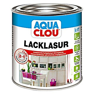 Clou Aqua Lacklasur Combi-Clou L17 (Taubenblau, 375 ml, Seidenmatt)