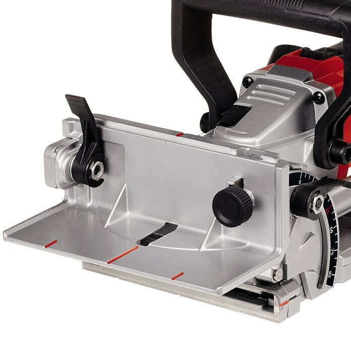 Einhell Power X-Change Akku-Flachdübelfräse TE-BJ 18 Li - Solo18 V, Ohne Akku, Leerlaufdrehzahl: 6.500 U/min Detail Shot