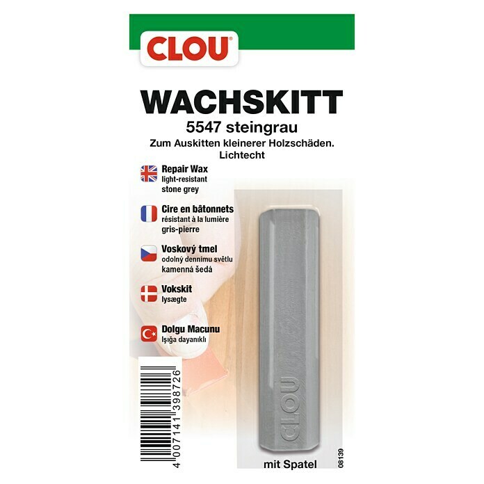 Clou Wachskittstange (Steingrau) | BAUHAUS