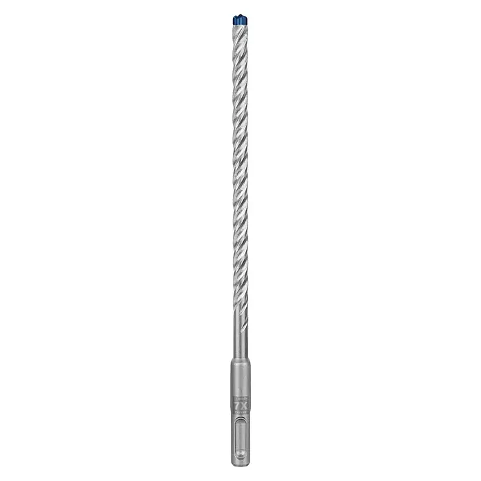 Bosch Expert SDS-Plus Betonbohrer-Set SDS Plus-7X - Durchmesser: 8 mm, Länge: 215 mm, 10 Stk. - Bosch 7X Bohrhammer: Ein robuster Bohrhammer mit spiralförmigem Design und blauer Spitze für effizientes Bohren.