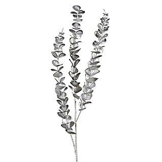 Kunstpflanze Eukalyptus (Kunststoff, Länge: 105 cm, Silber)