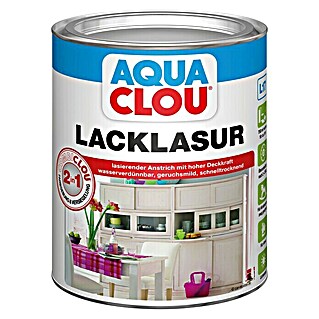 Clou Aqua Lacklasur Combi-Clou L17 (Weiß, 750 ml, Seidenmatt)