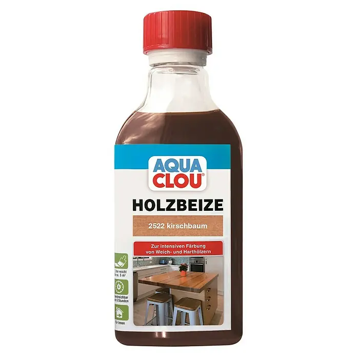 Holzbeize »AQUA«, Gebindegröße: 250 ml, kirschbaum