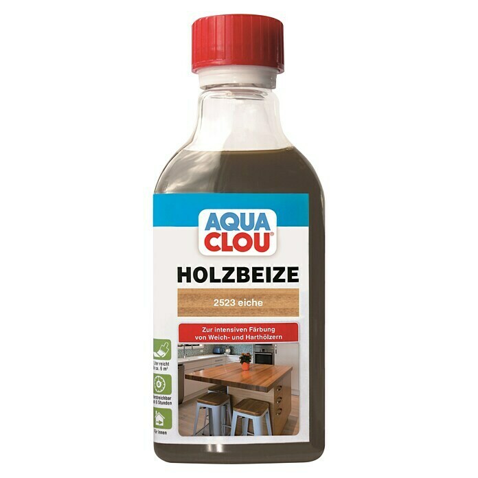 Clou Aqua Holzbeize (Eiche, 250 ml)