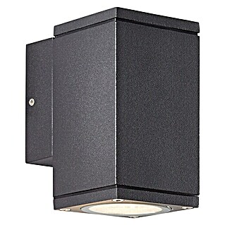 Brilliant Außenwandleuchte Hally (40 W, 9,3 x 6,3 x 10,8 cm, Anthrazit, IP44)