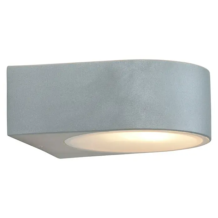 Brilliant Außenwandleuchte Tyler - 40 W, 19 x 17 x 7 cm, Titan, IP44 - Moderne graue Wandleuchte mit rundem, nach unten gerichtetem Licht, ideal für den Innen- und Außenbereich. Die Leuchte strahlt helles, angenehmes Licht aus.