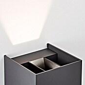 Brilliant LED-Außenwandleuchte Hilly (6,5 W, 10 x 10 x 10 cm, Dunkelgrau, IP44) | BAUHAUS