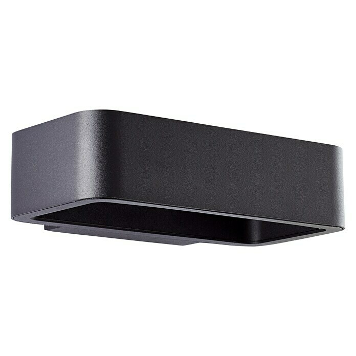 Brilliant LED-Außenwandleuchte Golda (7 W, 13,1 x 22 x 5,5 cm, Schwarz, IP54) | BAUHAUS