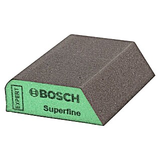 Bosch Professional Expert Esponja abrasiva (Tamaño de grano: Muy fino, 1 ud., L x An x Al: 97 x 69 x 26 mm)