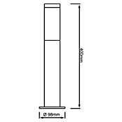 Brilliant Bergen LED-Außensockelleuchte (3,6 W, Ø x H: 10 x 40 cm, Anthrazit, IP44) | BAUHAUS