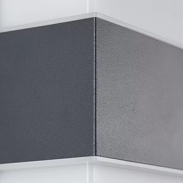 Brilliant LED-Außenwandleuchte Archie - 7 W, L x B x H: 7 x 14,5 x 15 cm, Anthrazit, Neutralweiß - Detailaufnahme