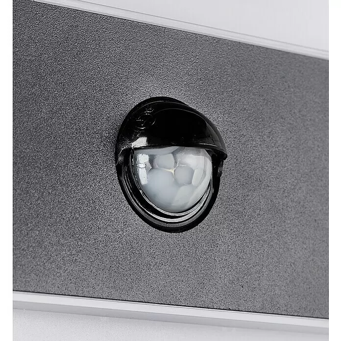 Brilliant LED-Sensor-Außenwandleuchte Archie - 7,5 W, L x B x H: 7 x 14,5 x 15 cm, Anthrazit, Neutralweiß - Detailaufnahme