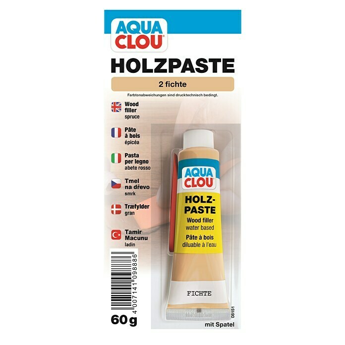 Clou Aqua Holzpaste (Fichte, 50 g)